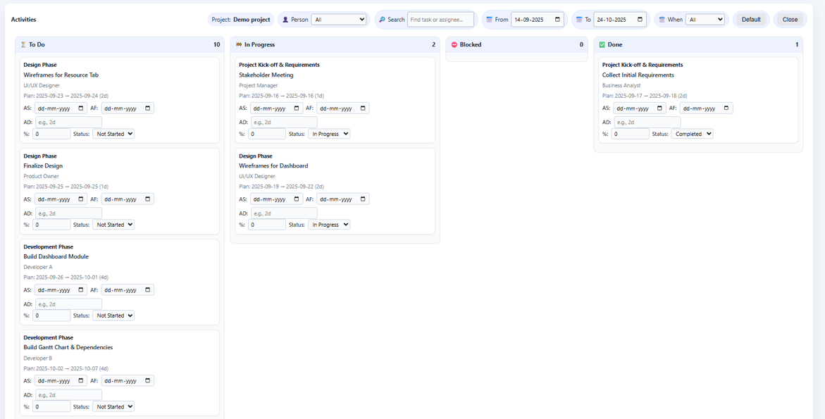 Project Management screenshot 3